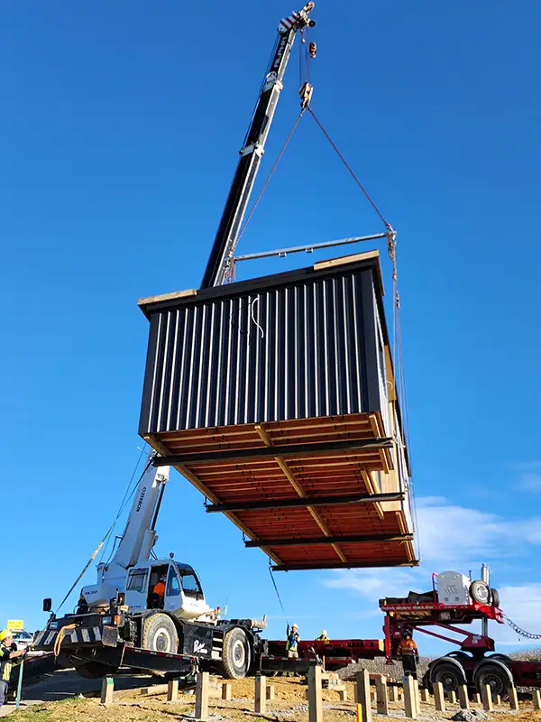 Cosy Cabins delivered and installed on site