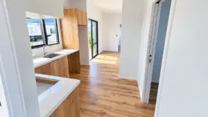 clean bright kitchen