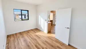 sunlit empty room