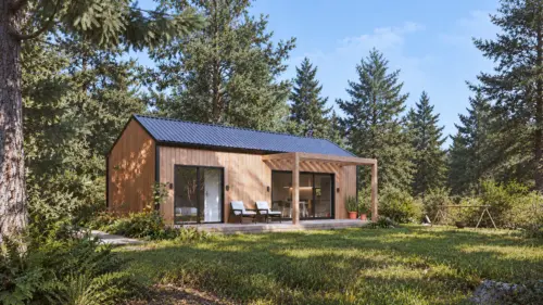 Cosy 36 1 bedroom cabin in the woods