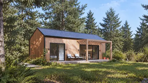 Cosy 36 1 bedroom cabin in the woods