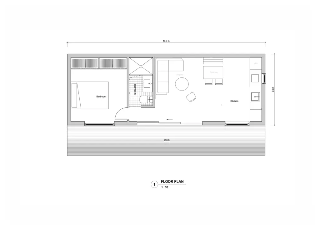 Cosy 36 floor plan option 2