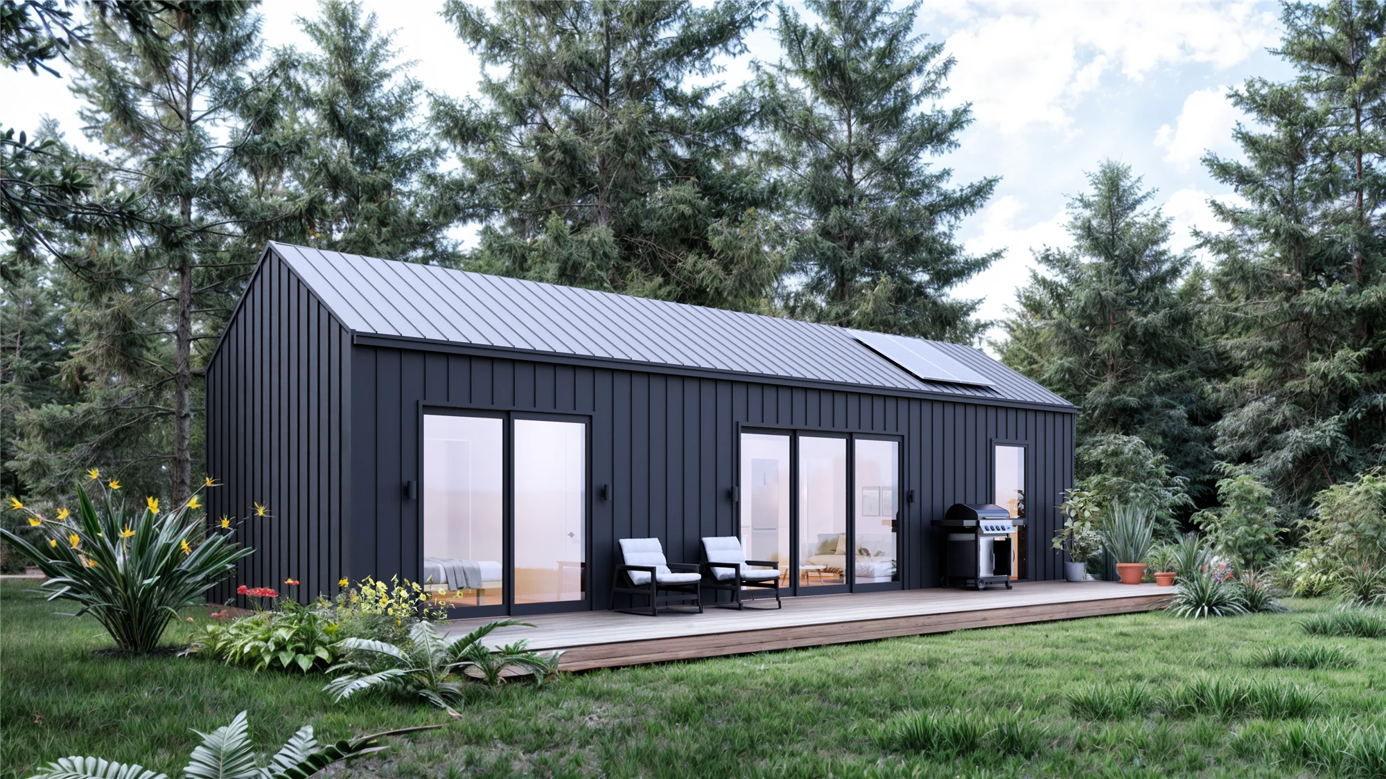 cosy 48 exterior front angle
