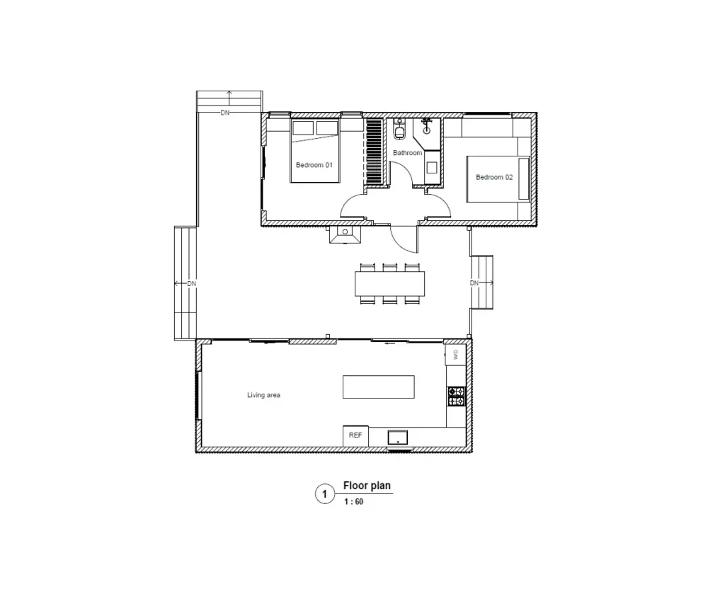 Duo 65 floor plan