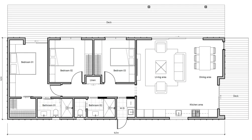 Sandy Bay 95 floor plan