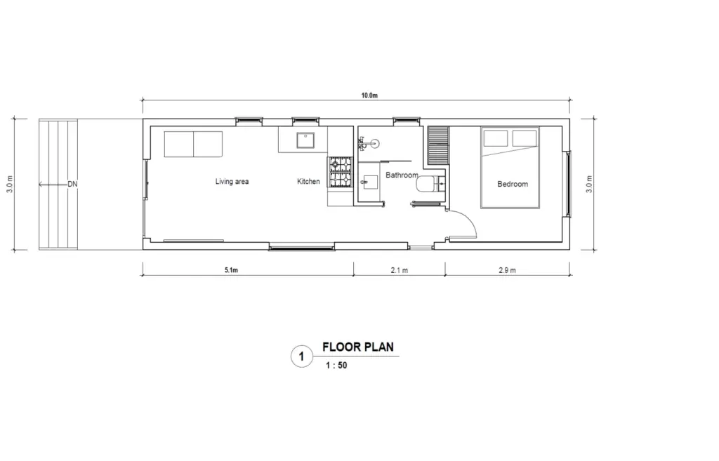 Tiny 30 floor plan