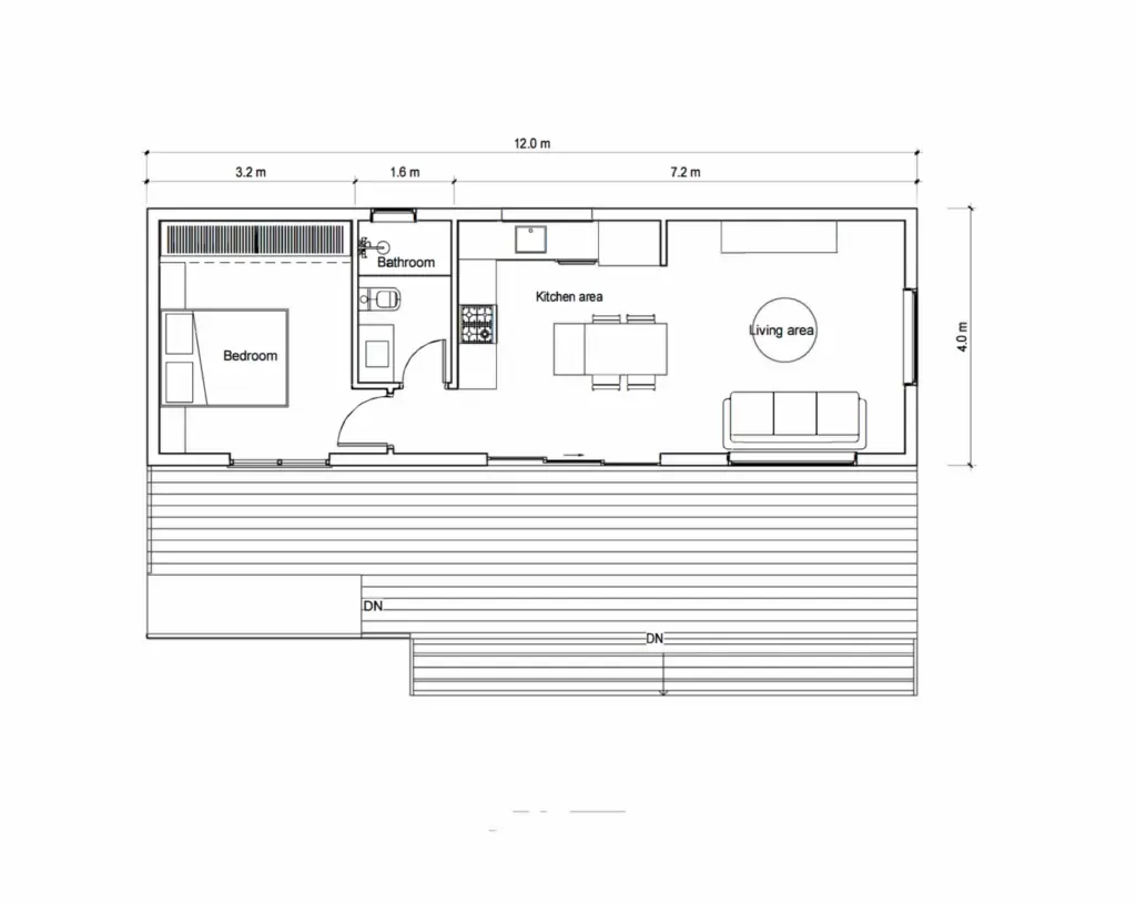 Tiny 48 floor plan option 2
