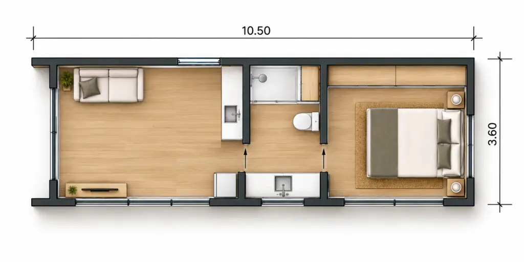 Alpine 36 floor plan