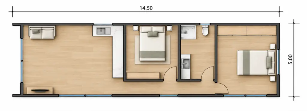 Alpine 70 floor plan