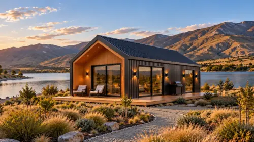 Alpine 60 1 bedroom cabin by a lake