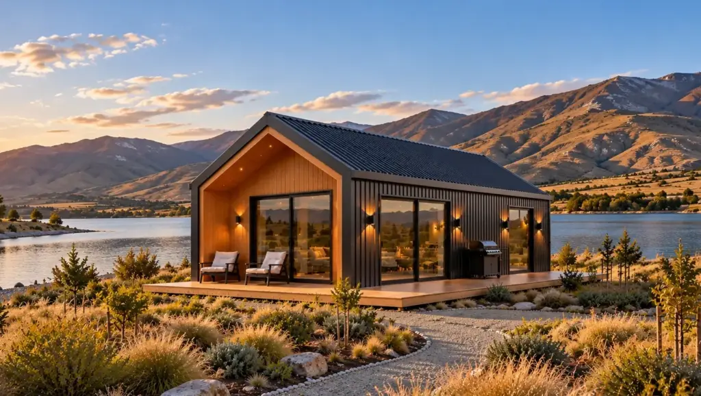 Alpine 60 1 bedroom cabin by a lake
