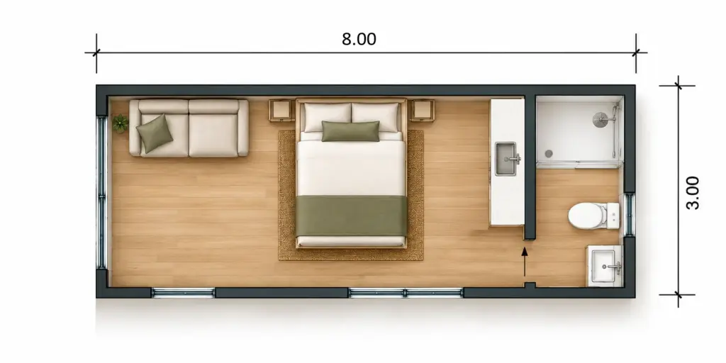 Frontier 24 floor plan 1