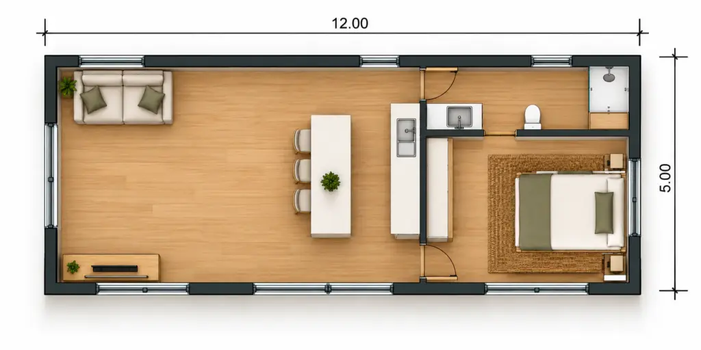 Frontier 60 floor plan