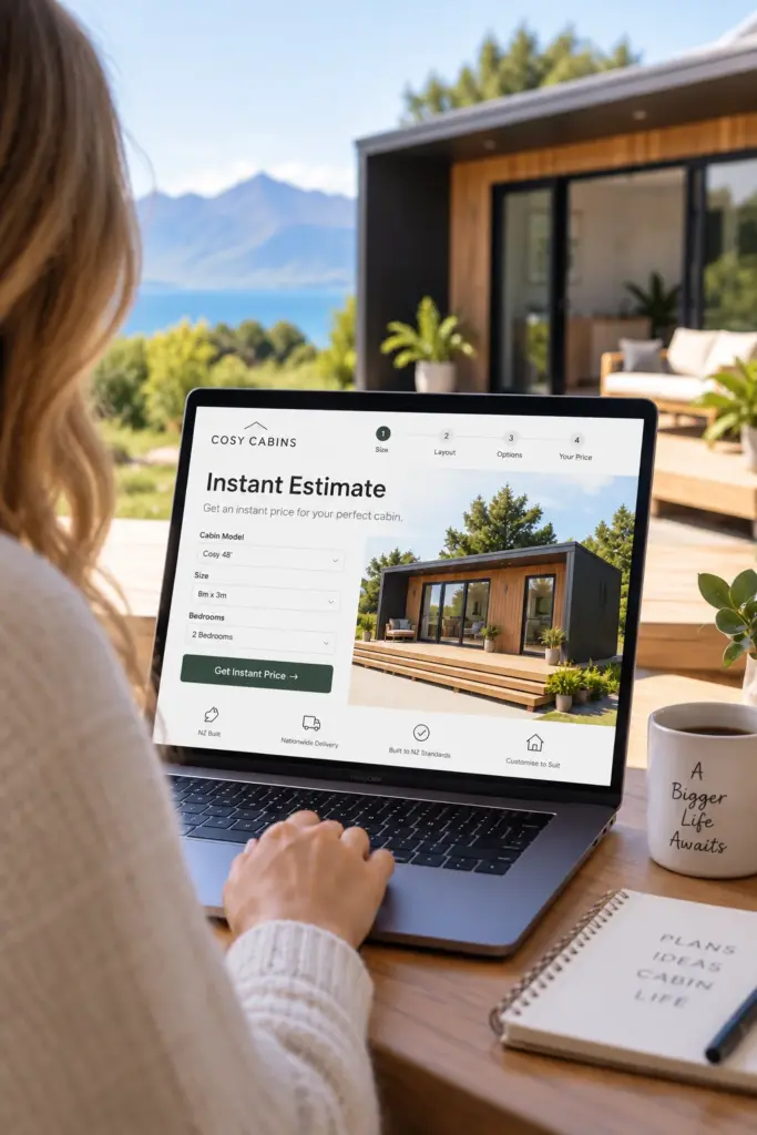 Get an instant price for your cabin