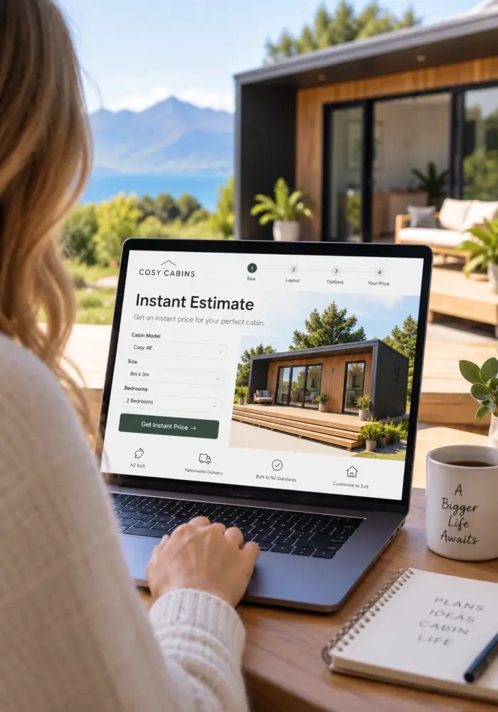 Get an instant price for your cabin