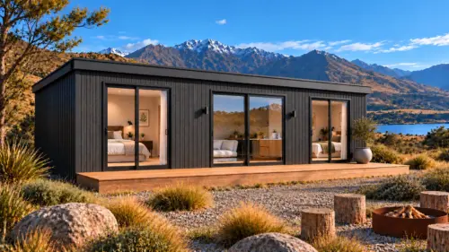 Frontier 48 Cabin by lake