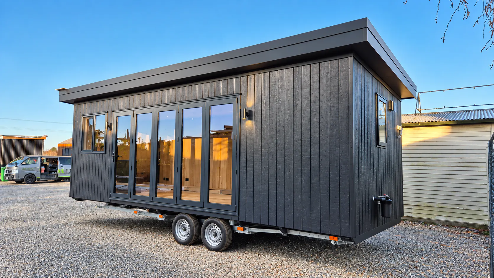 akaroa luxury pod exterior bifold doors
