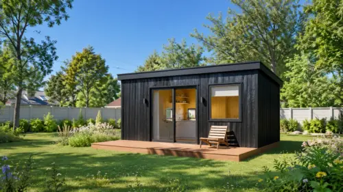 6x3 self contained cabin sleepout