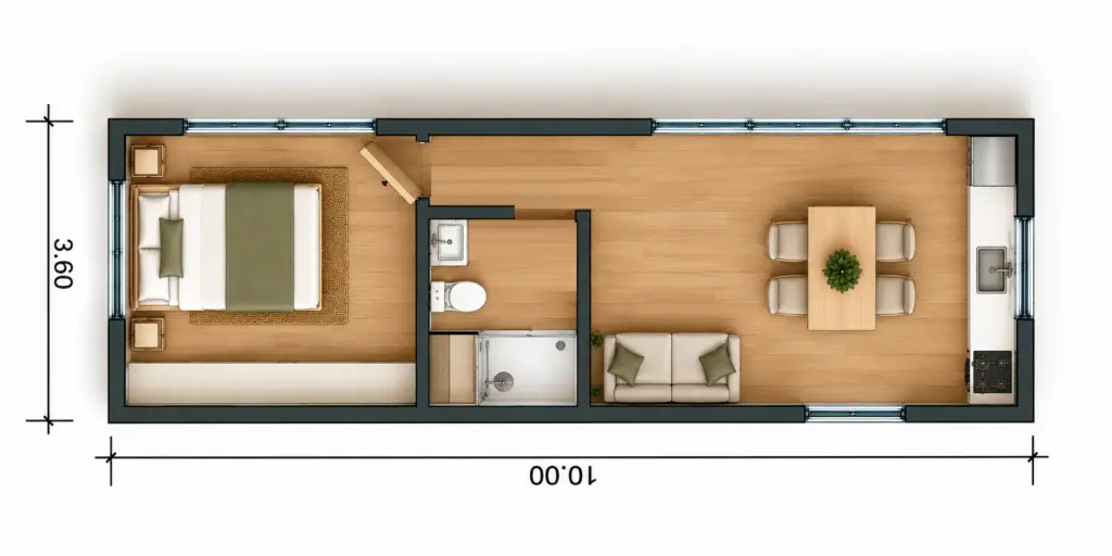 Frontier 36 floor plan