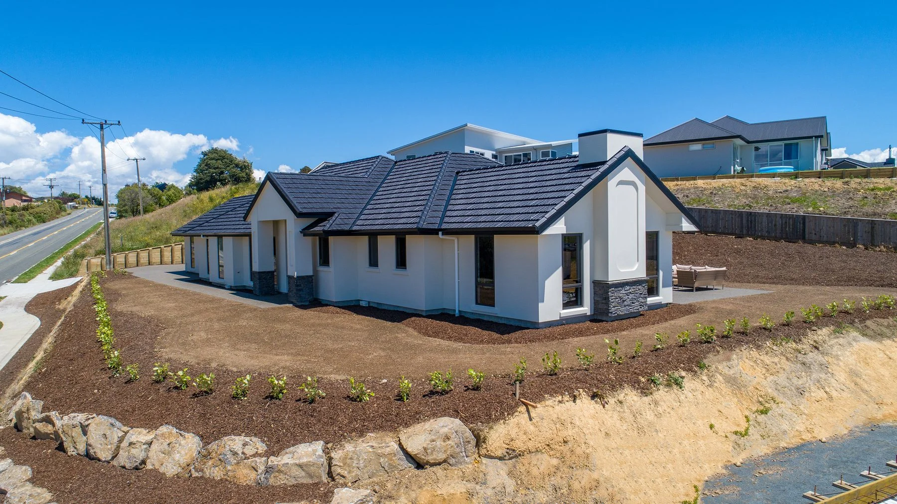 Recently completed Cosy Cabins home