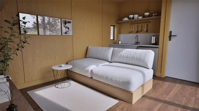 Interior living layout