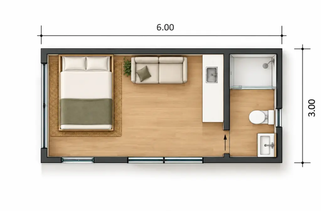 Frontier 18 floor plan