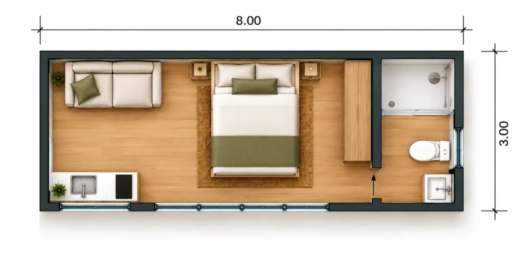 Frontier 24 floor plan 2