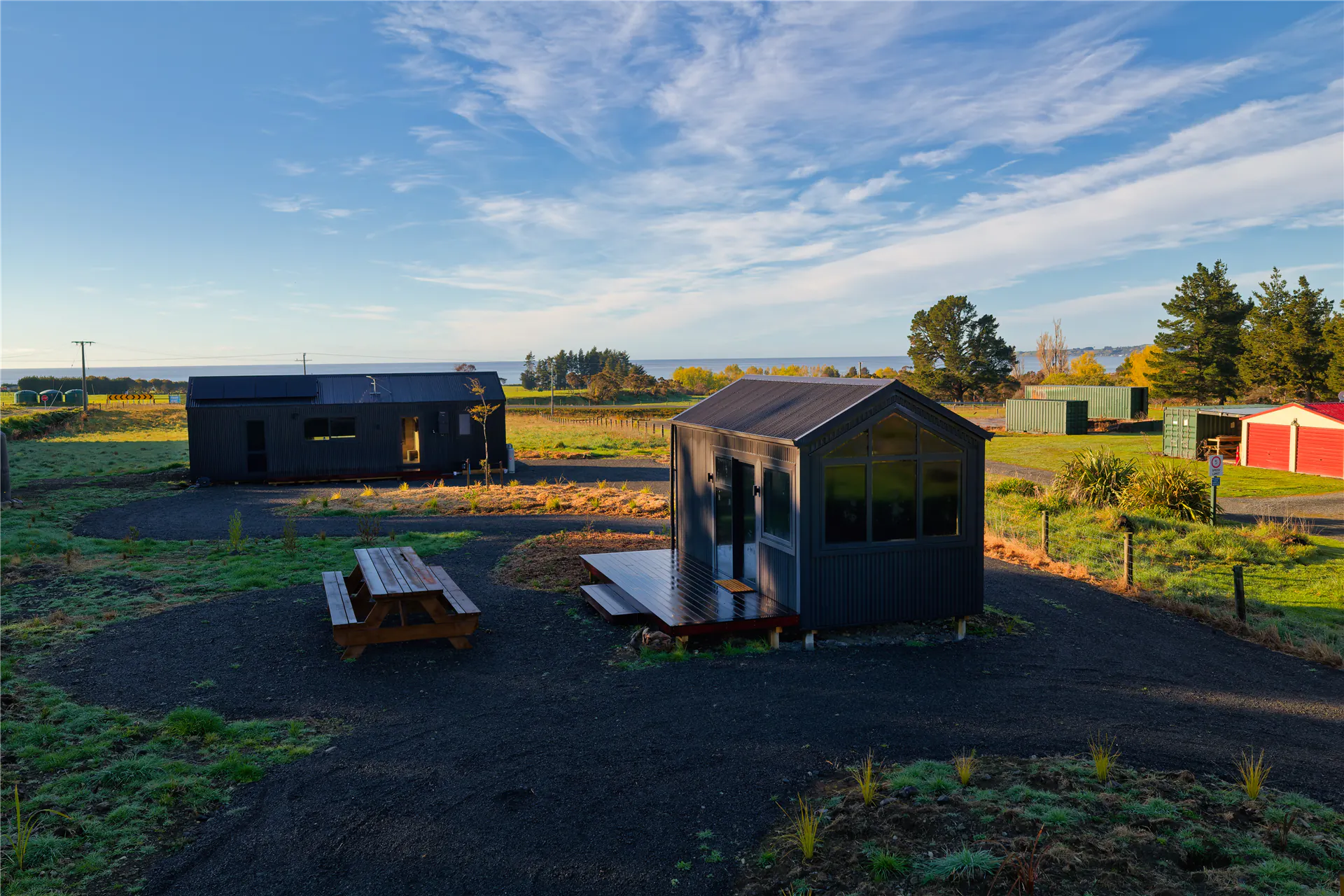 kaikoura farm stay aerial landscape nz