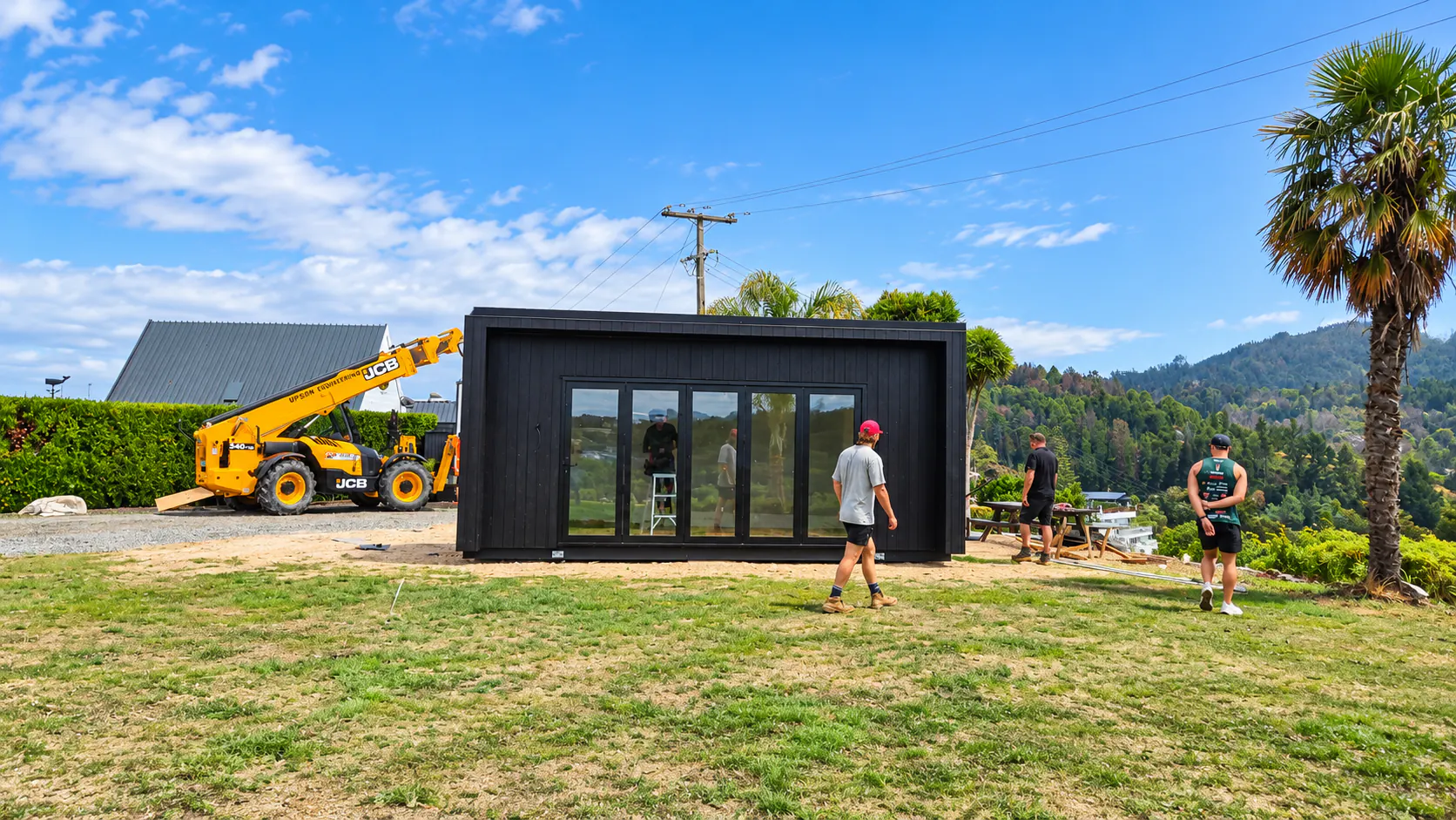 kaiteriteri sleepout site delivery telehandler