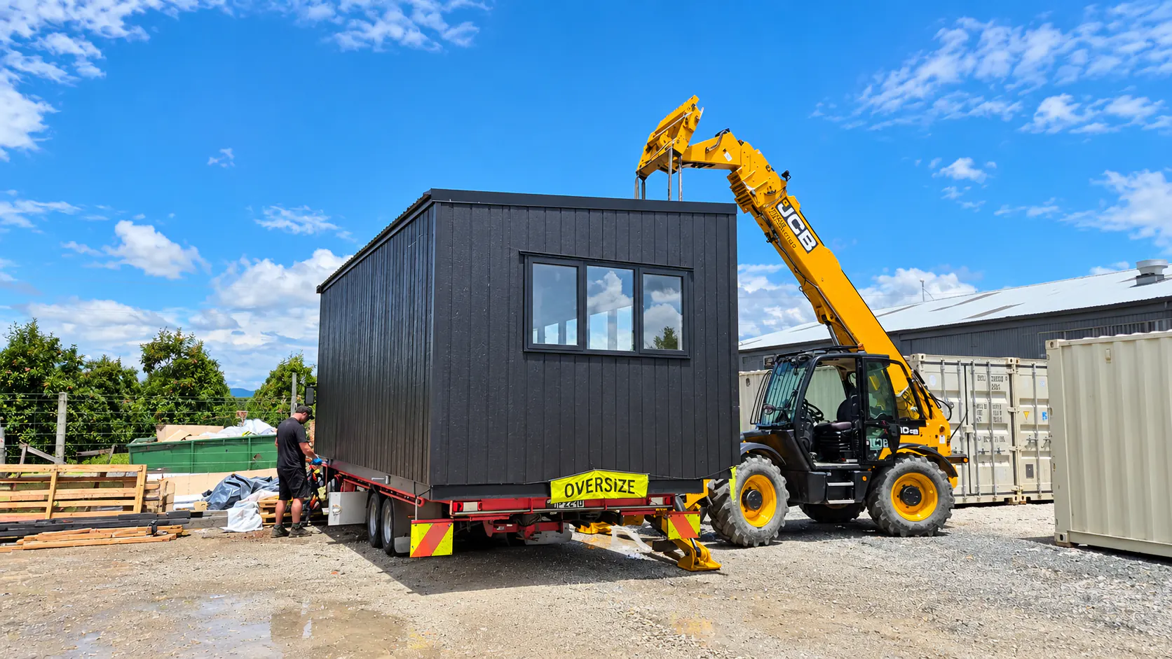 kaiteriteri sleepout transport telehandler lift