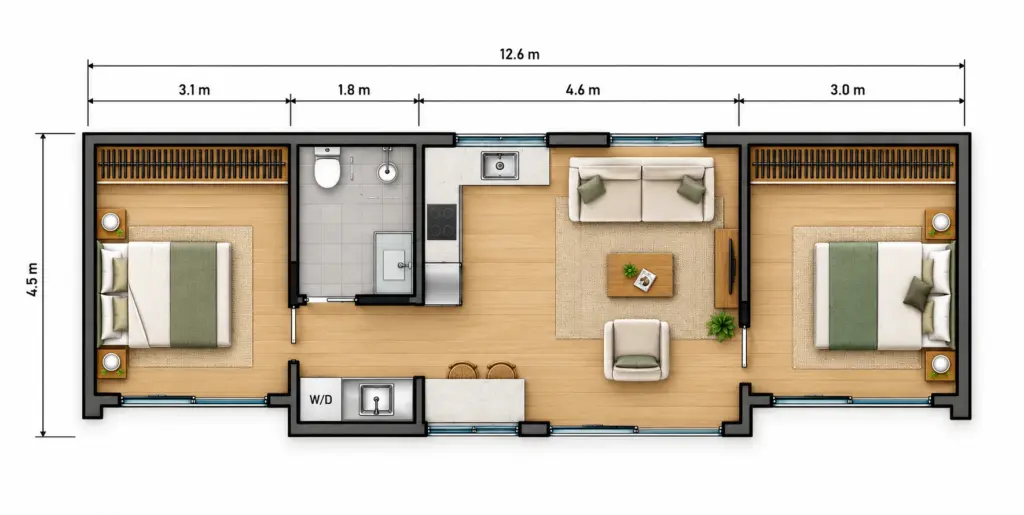 Frontier 60 floor plan 2