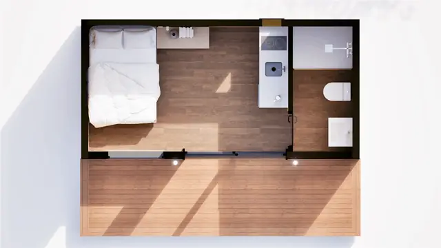 Studio 18 floor plan